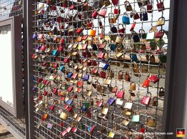 Love locks in Husum. Aren't they cute? (Statistically, half of those relationships are now over.)