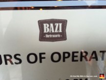 Here's another brewery along the way -- this one called Bazi. They had one hell of a Belgian beer menu, which I ignored entirely. (I'm an amber man. To me, Belgian yeast tastes like apricots and horse piss.)